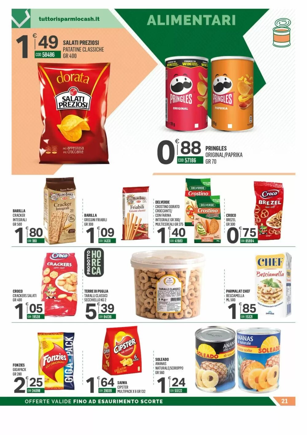 Volantino promozionale Tutto Risparmio Cash&Carry  valide dal 15/12/2025 - Pagina 21.