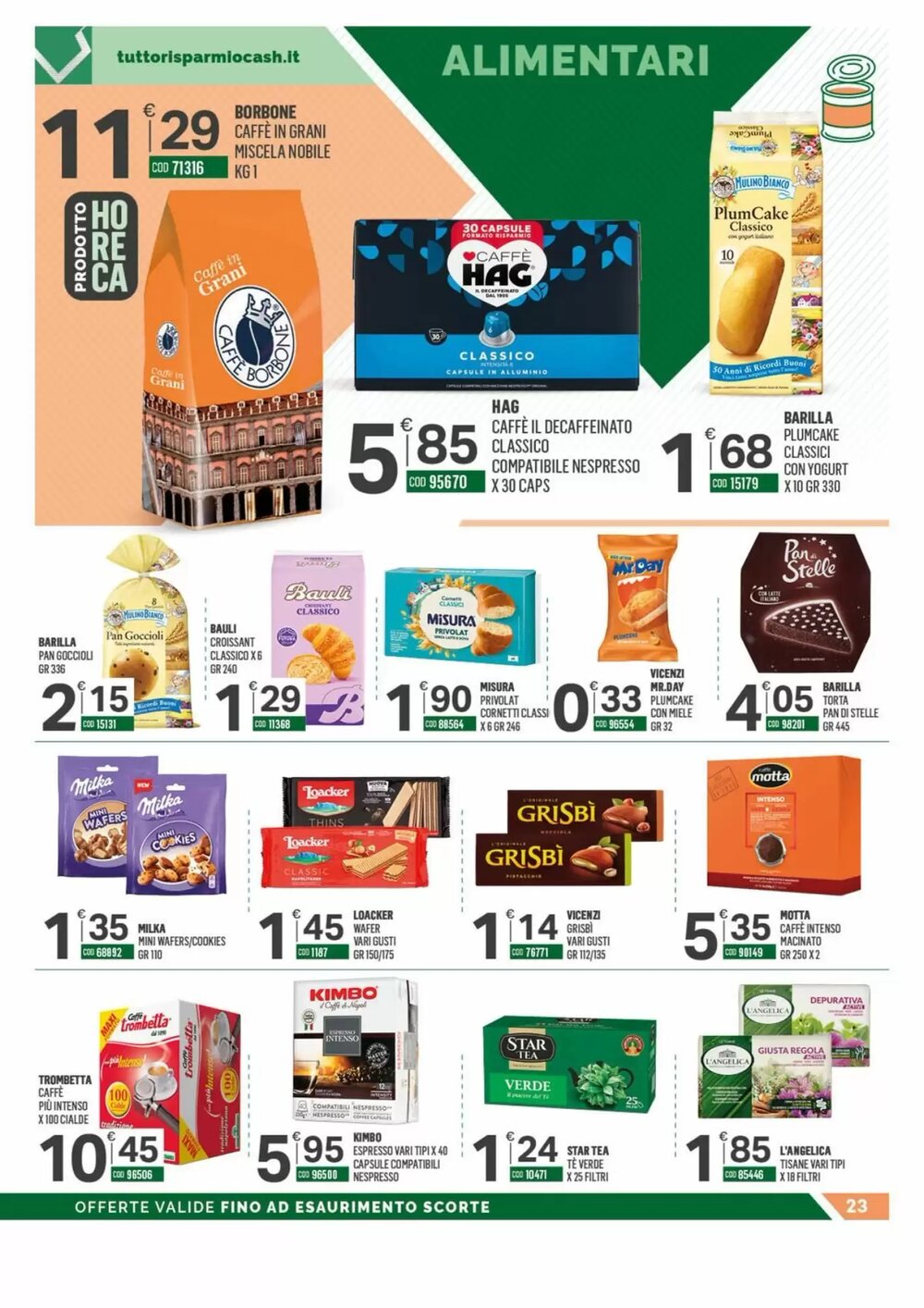 Volantino promozionale Tutto Risparmio Cash&Carry  valide dal 15/12/2025 - Pagina 23.