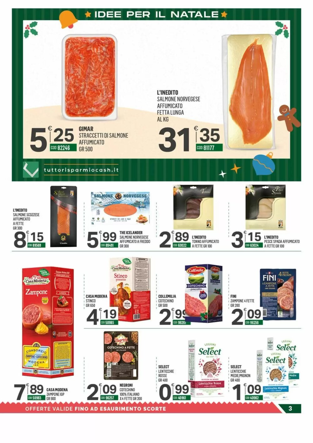 Volantino promozionale Tutto Risparmio Cash&Carry  valide dal 15/12/2025 - Pagina 3.