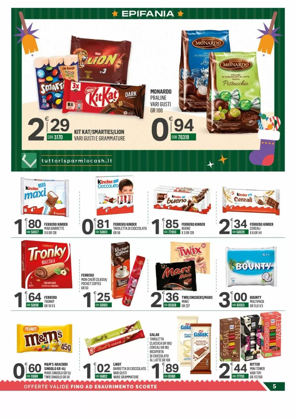 Volantino promozionale Tutto Risparmio Cash&Carry  valide dal 15/12/2025 - Pagina 5.
