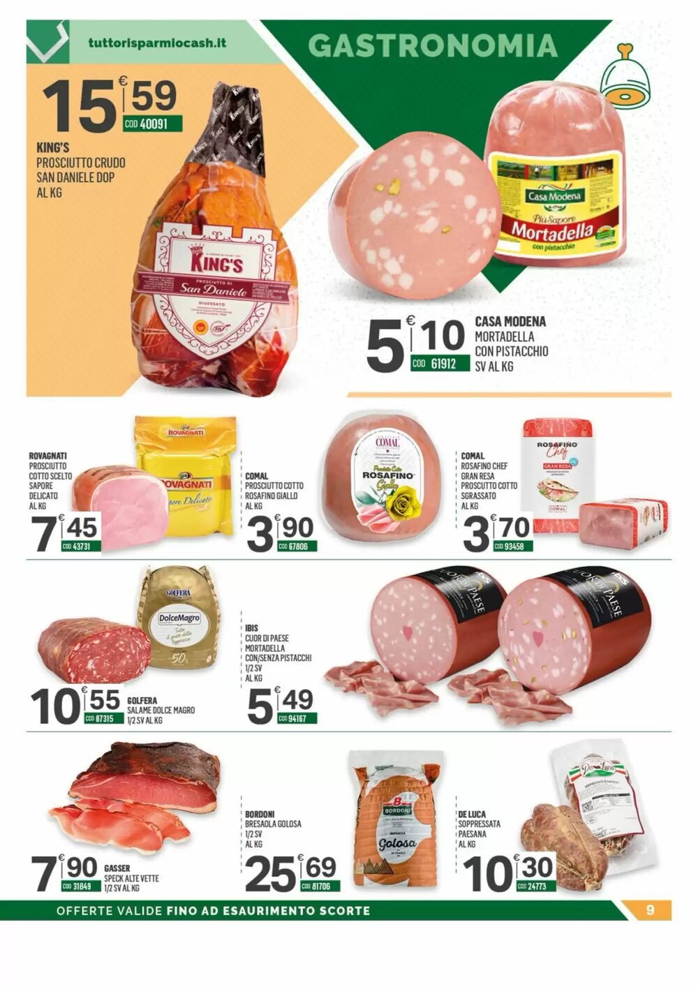 Volantino promozionale Tutto Risparmio Cash&Carry  valide dal 15/12/2025 - Pagina 9.