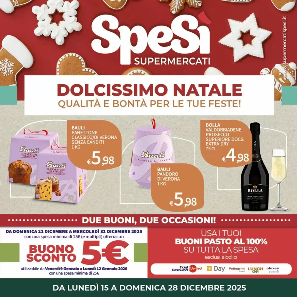 Volantino promozionale SpeSì  valide dal 15/12/2025 - Pagina 1.