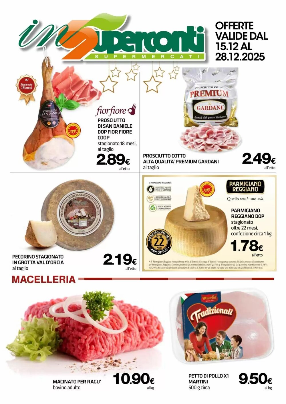 Volantino promozionale Superconti  valide dal 15/12/2025 - Pagina 1.