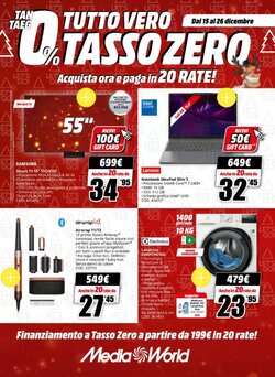 Volantino promozionale MediaWorld  valide dal 15/12/2025