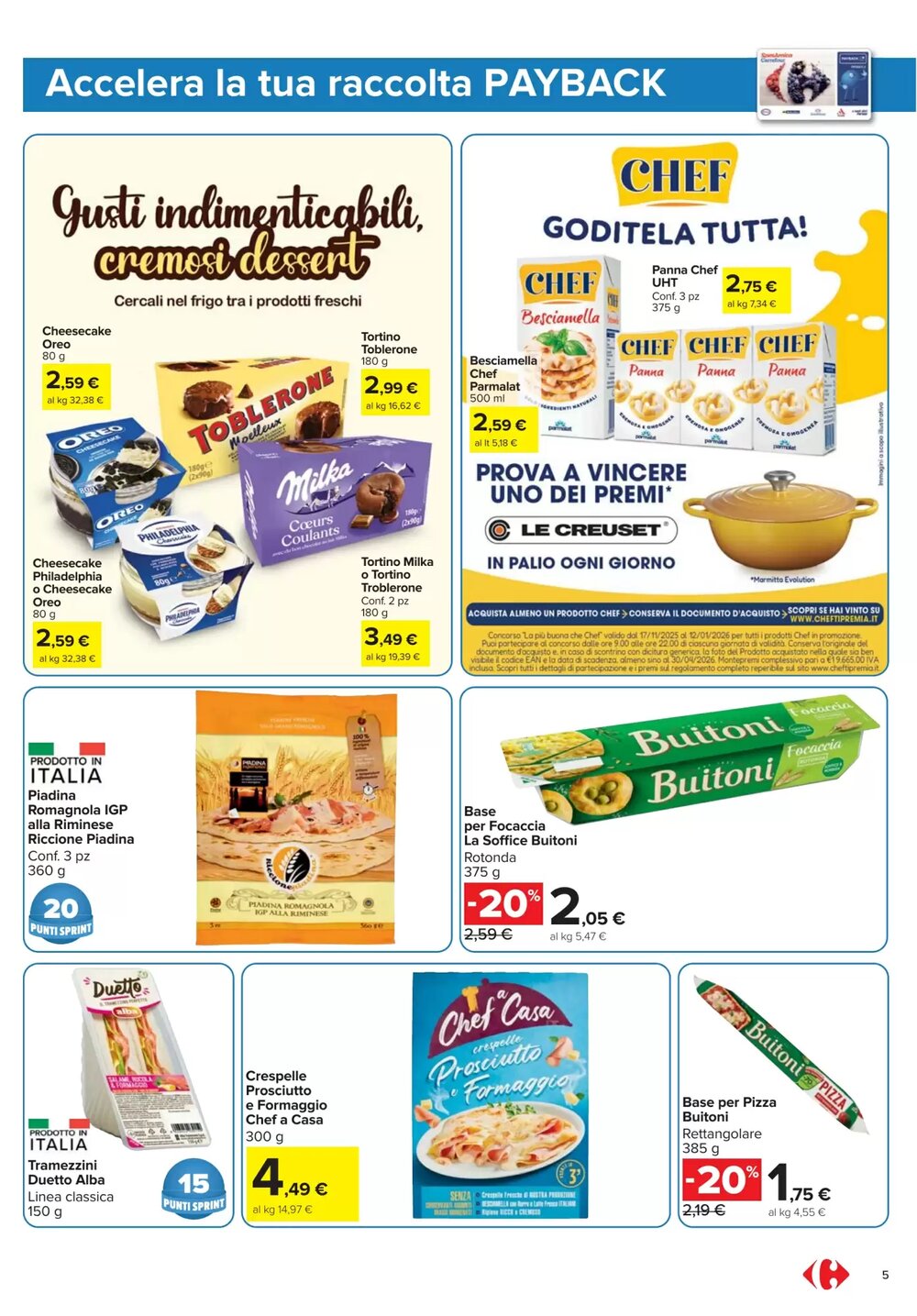 Volantino promozionale Carrefour Market  valide dal 16/12/2025 - Pagina 5.