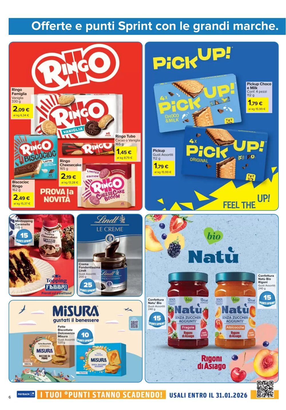 Volantino promozionale Carrefour Market  valide dal 16/12/2025 - Pagina 6.