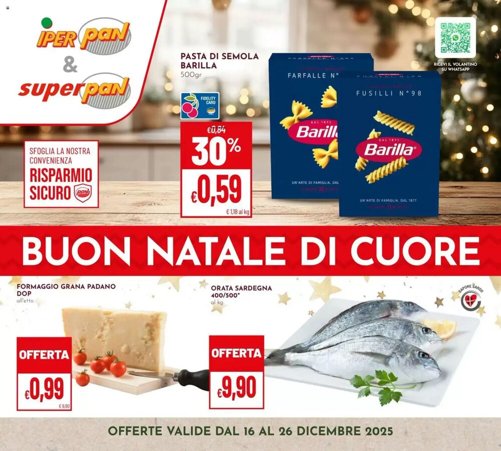 Volantino promozionale Pan  valide dal 16/12/2025 - Pagina 1.