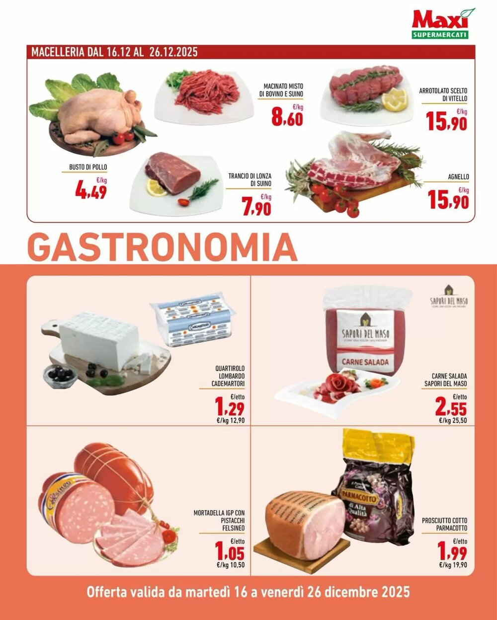 Volantino promozionale Maxi Supermercati  valide dal 16/12/2025 - Pagina 7.