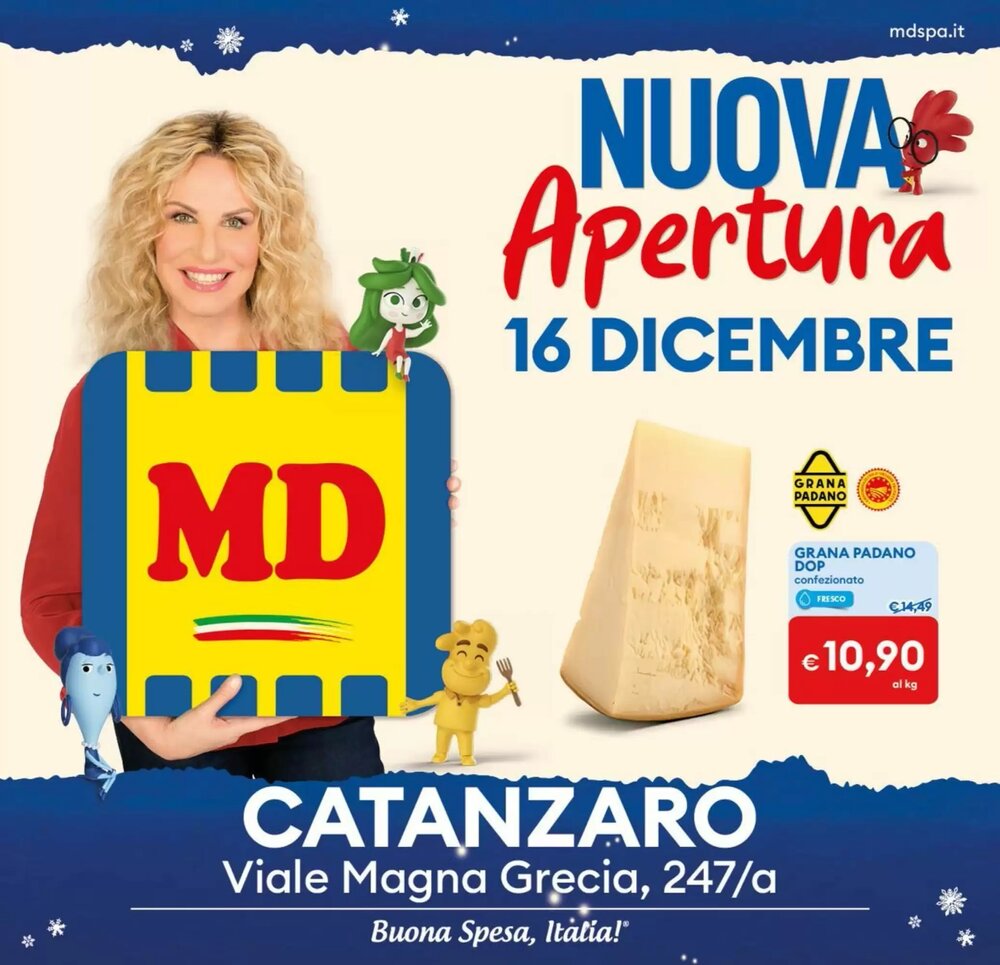 Volantino promozionale MD Discount  valide dal 16/12/2025 - Pagina 1.
