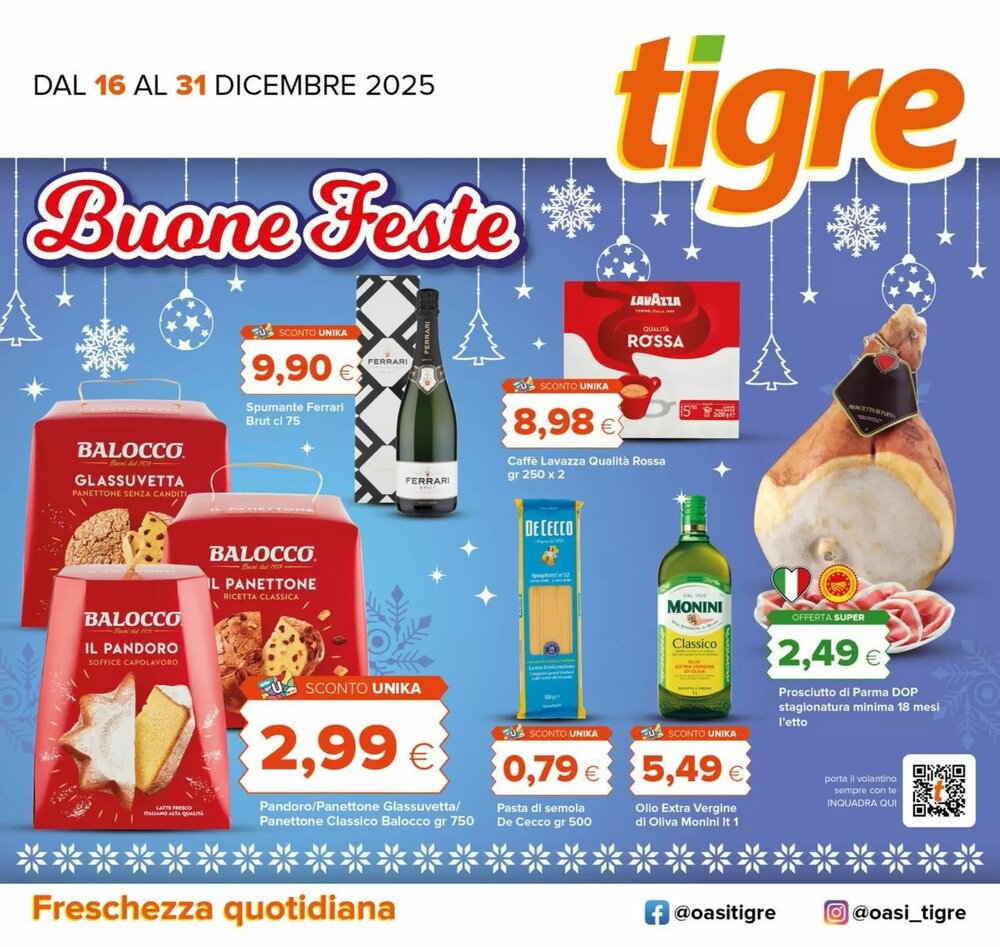 Volantino promozionale Tigre  valide dal 16/12/2025 - Pagina 1.