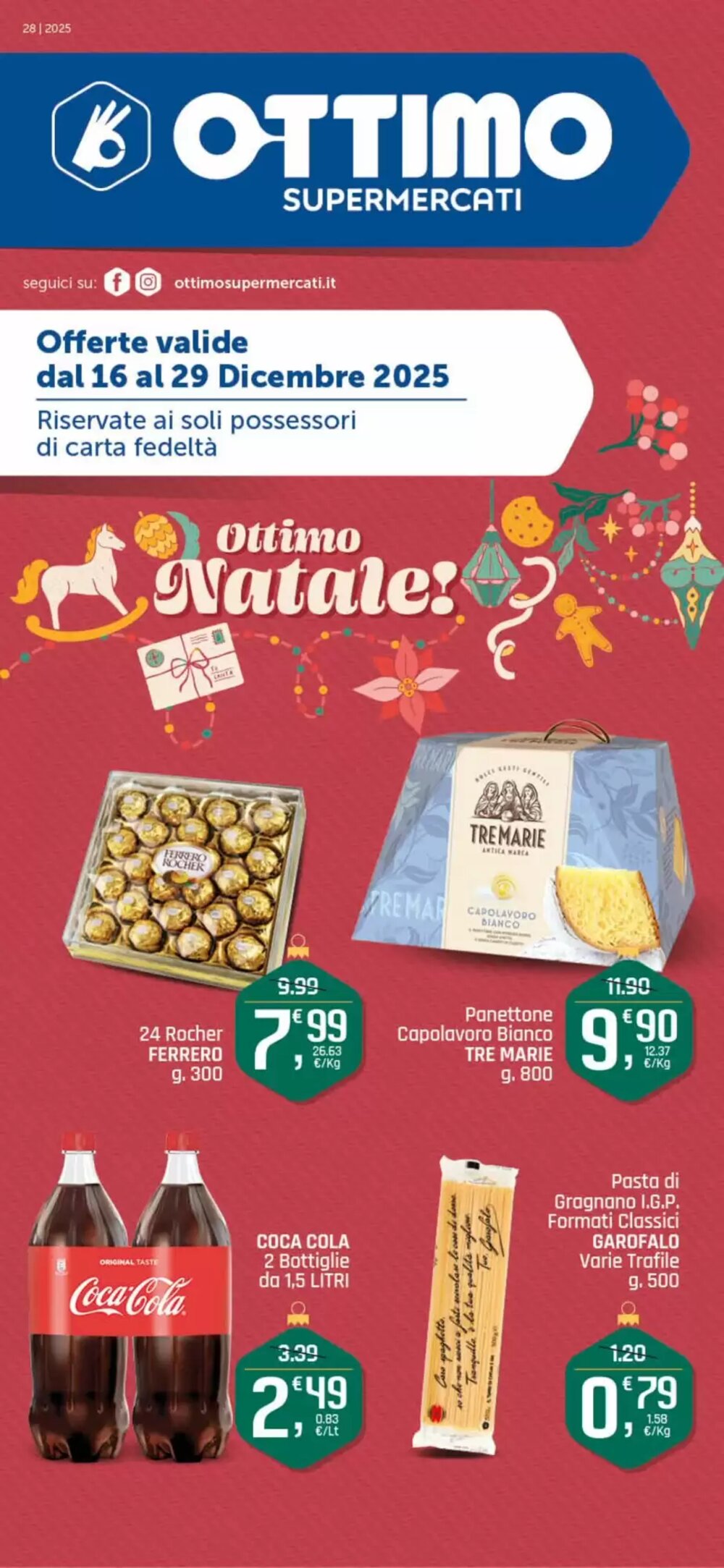 Volantino promozionale Ottimo Market  valide dal 16/12/2025 - Pagina 1.