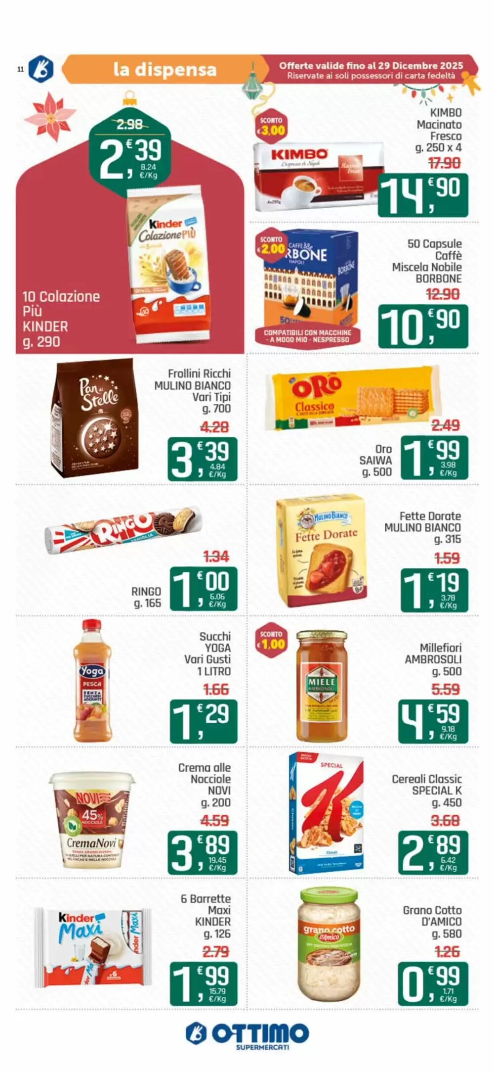 Volantino promozionale Ottimo Market  valide dal 16/12/2025 - Pagina 11.