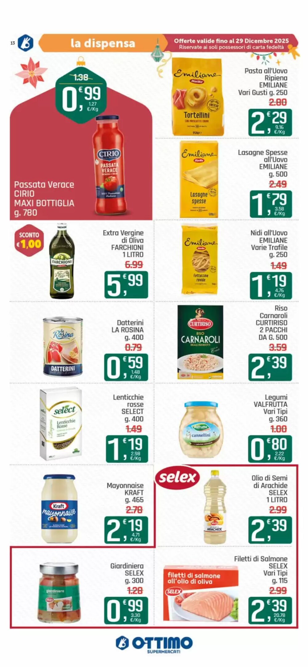 Volantino promozionale Ottimo Market  valide dal 16/12/2025 - Pagina 13.