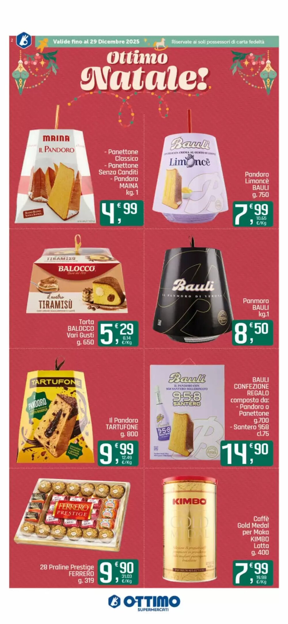 Volantino promozionale Ottimo Market  valide dal 16/12/2025 - Pagina 2.