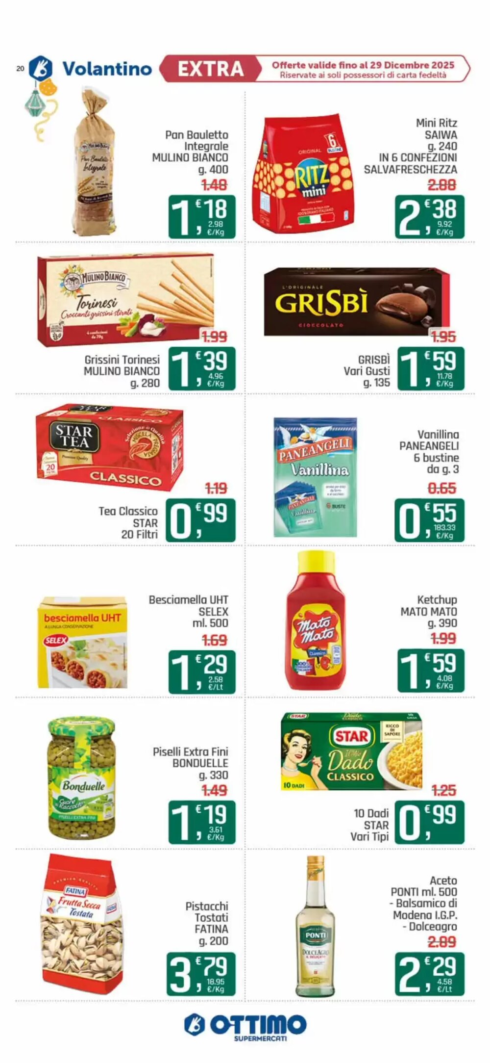 Volantino promozionale Ottimo Market  valide dal 16/12/2025 - Pagina 20.