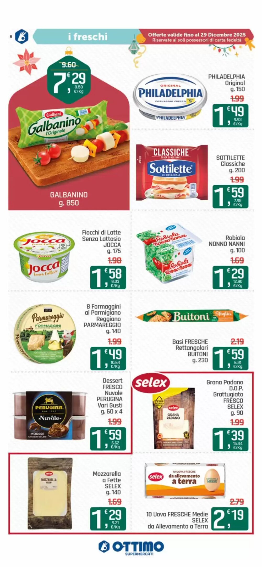 Volantino promozionale Ottimo Market  valide dal 16/12/2025 - Pagina 8.