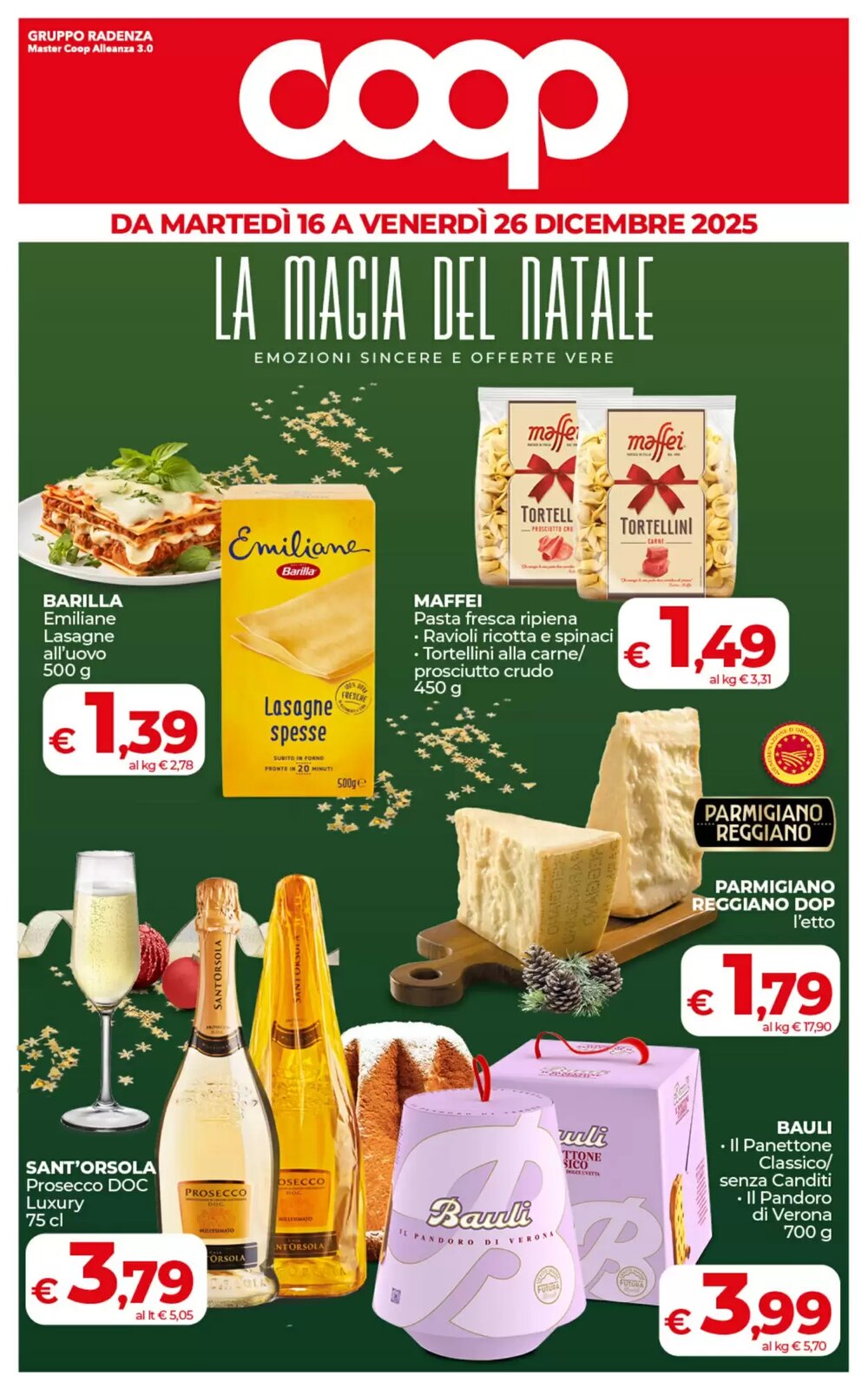 Volantino promozionale Coop  valide dal 16/12/2025 - Pagina 1.