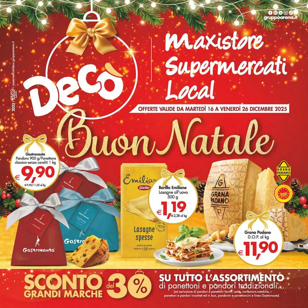 Volantino promozionale Deco Maxistore  valide dal 16/12/2025 - Pagina 1.