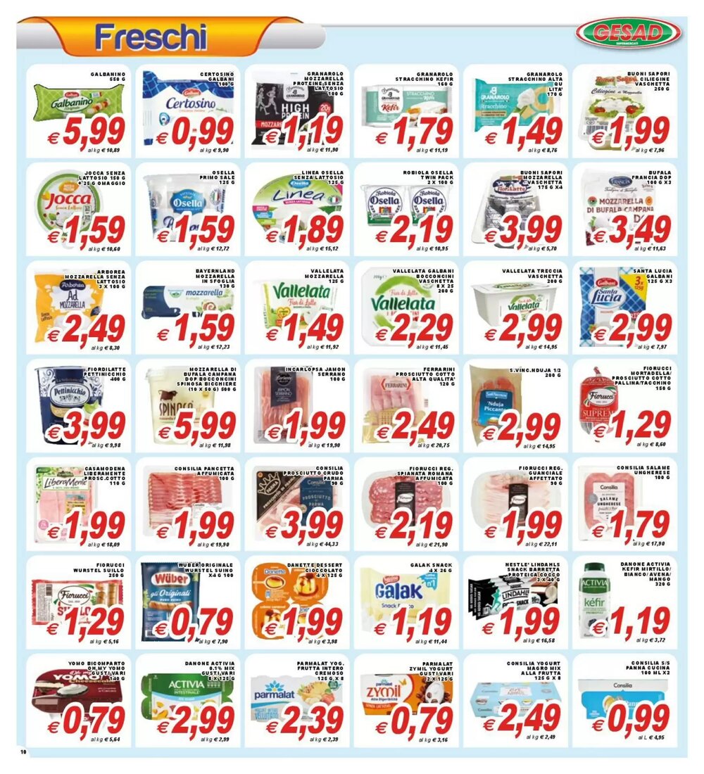 Volantino promozionale Gesad Supermercati  valide dal 16/12/2025 - Pagina 10.