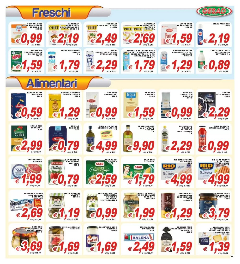 Volantino promozionale Gesad Supermercati  valide dal 16/12/2025 - Pagina 11.
