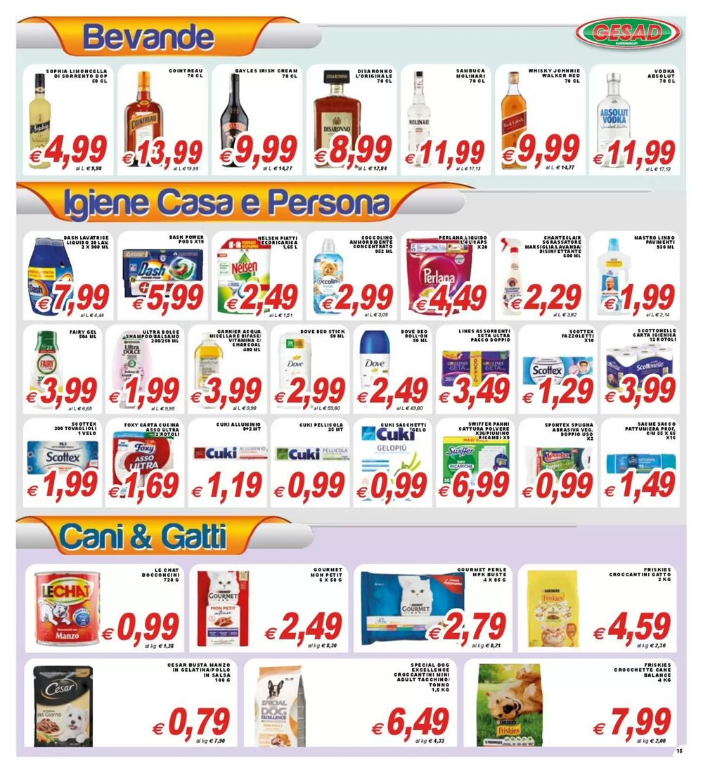 Volantino promozionale Gesad Supermercati  valide dal 16/12/2025 - Pagina 15.