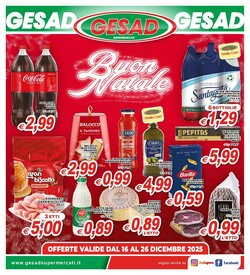 Volantino promozionale Gesad Supermercati  valide dal 16/12/2025