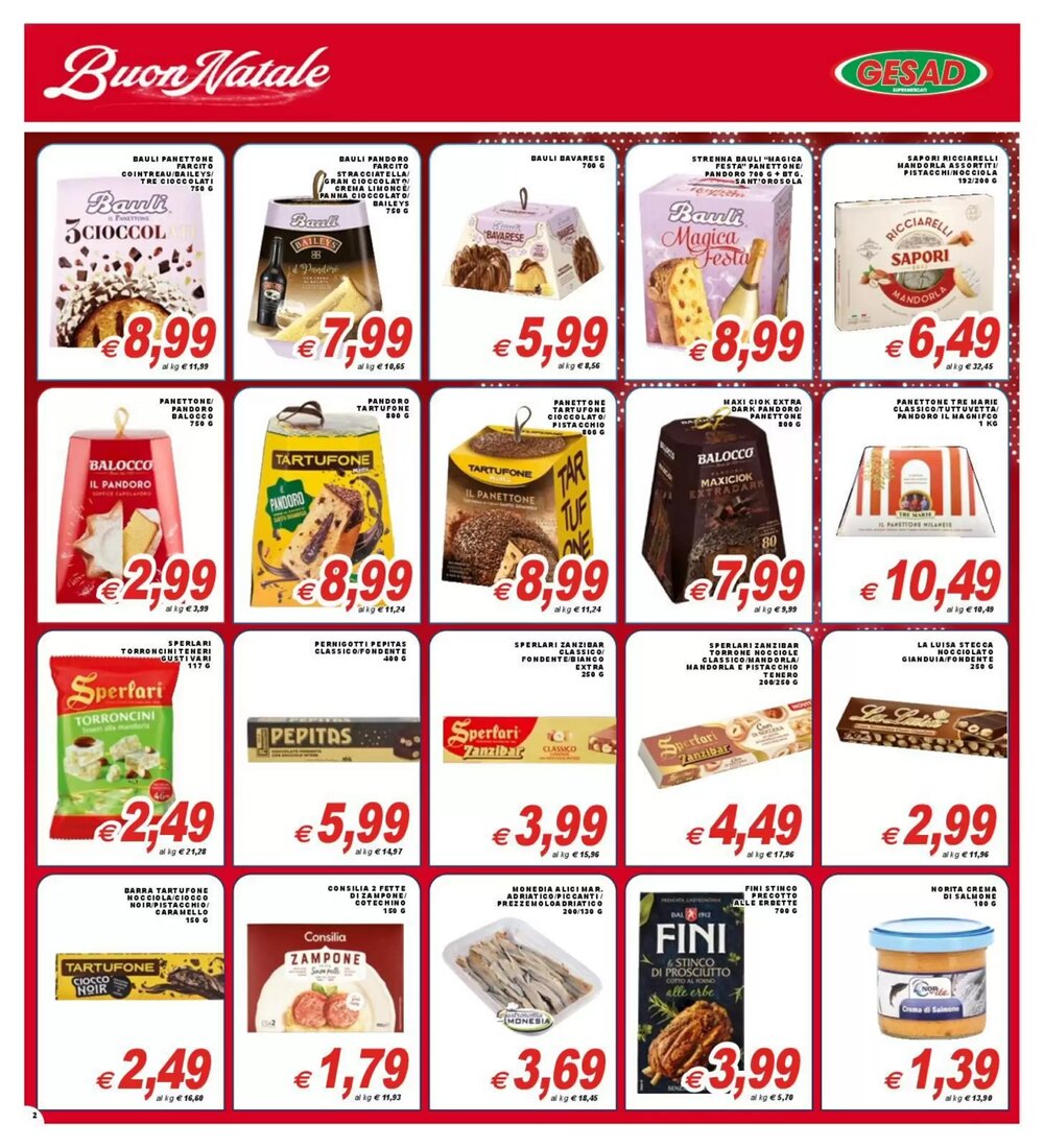 Volantino promozionale Gesad Supermercati  valide dal 16/12/2025 - Pagina 2.