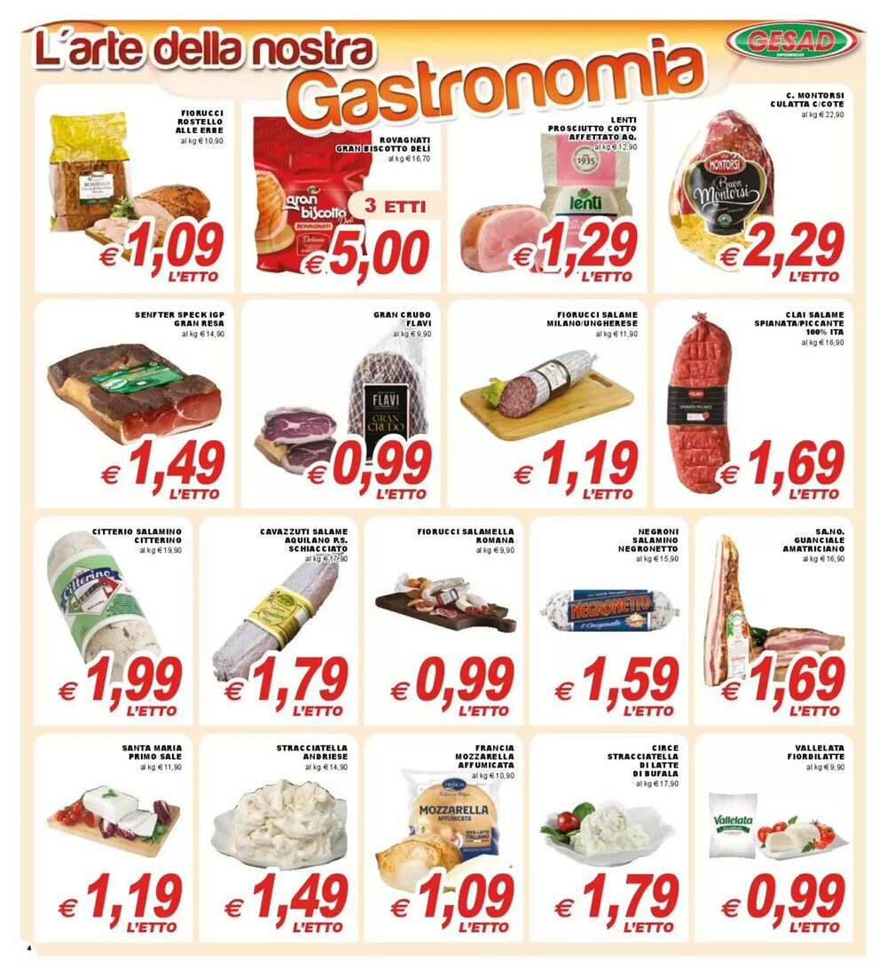 Volantino promozionale Gesad Supermercati  valide dal 16/12/2025 - Pagina 4.