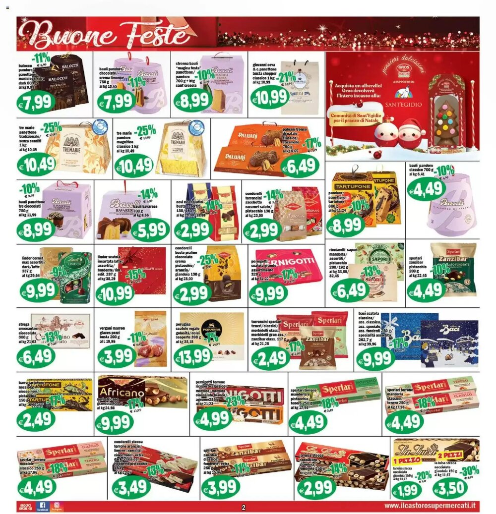Volantino promozionale Il Castoro Supermercati  valide dal 16/12/2025 - Pagina 2.