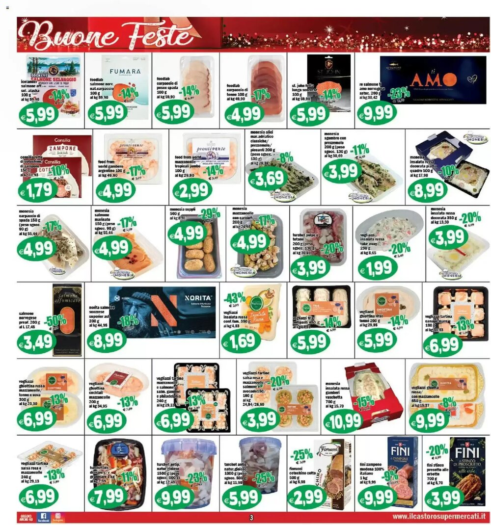 Volantino promozionale Il Castoro Supermercati  valide dal 16/12/2025 - Pagina 3.