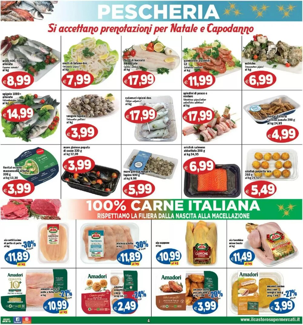 Volantino promozionale Il Castoro Supermercati  valide dal 16/12/2025 - Pagina 4.
