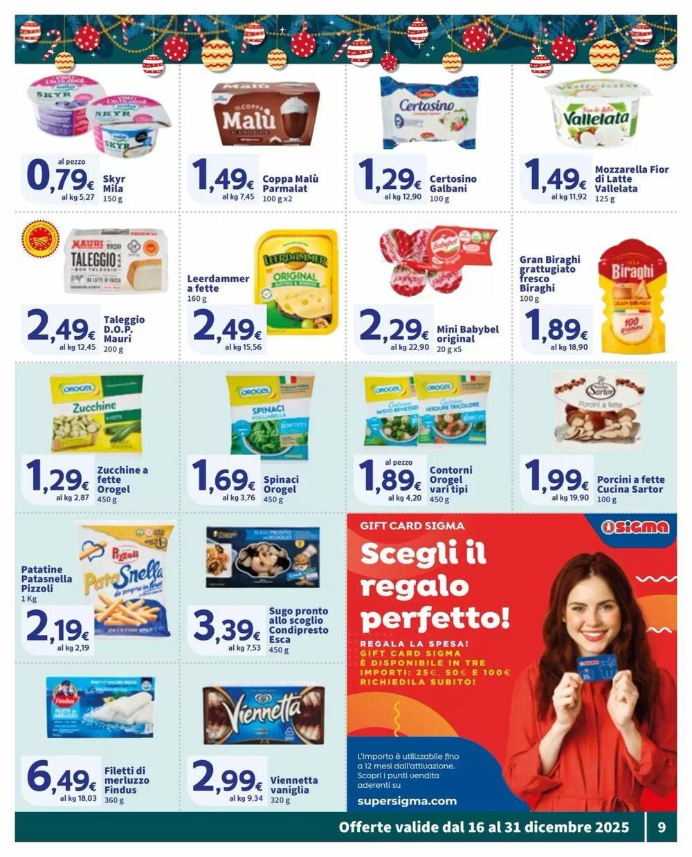 Volantino promozionale Ok Sigma  valide dal 16/12/2025 - Pagina 9.