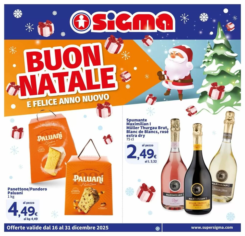 Volantino promozionale Sigma  valide dal 16/12/2025 - Pagina 1.