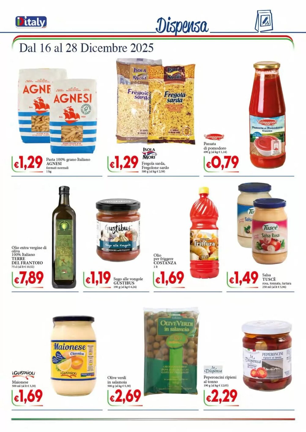 Volantino promozionale D'Italy  valide dal 16/12/2025 - Pagina 8.