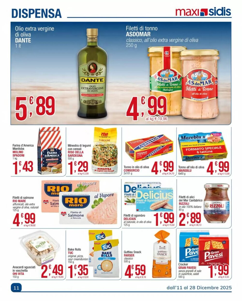 Volantino promozionale Sidis  valide dal 16/12/2025 - Pagina 11.
