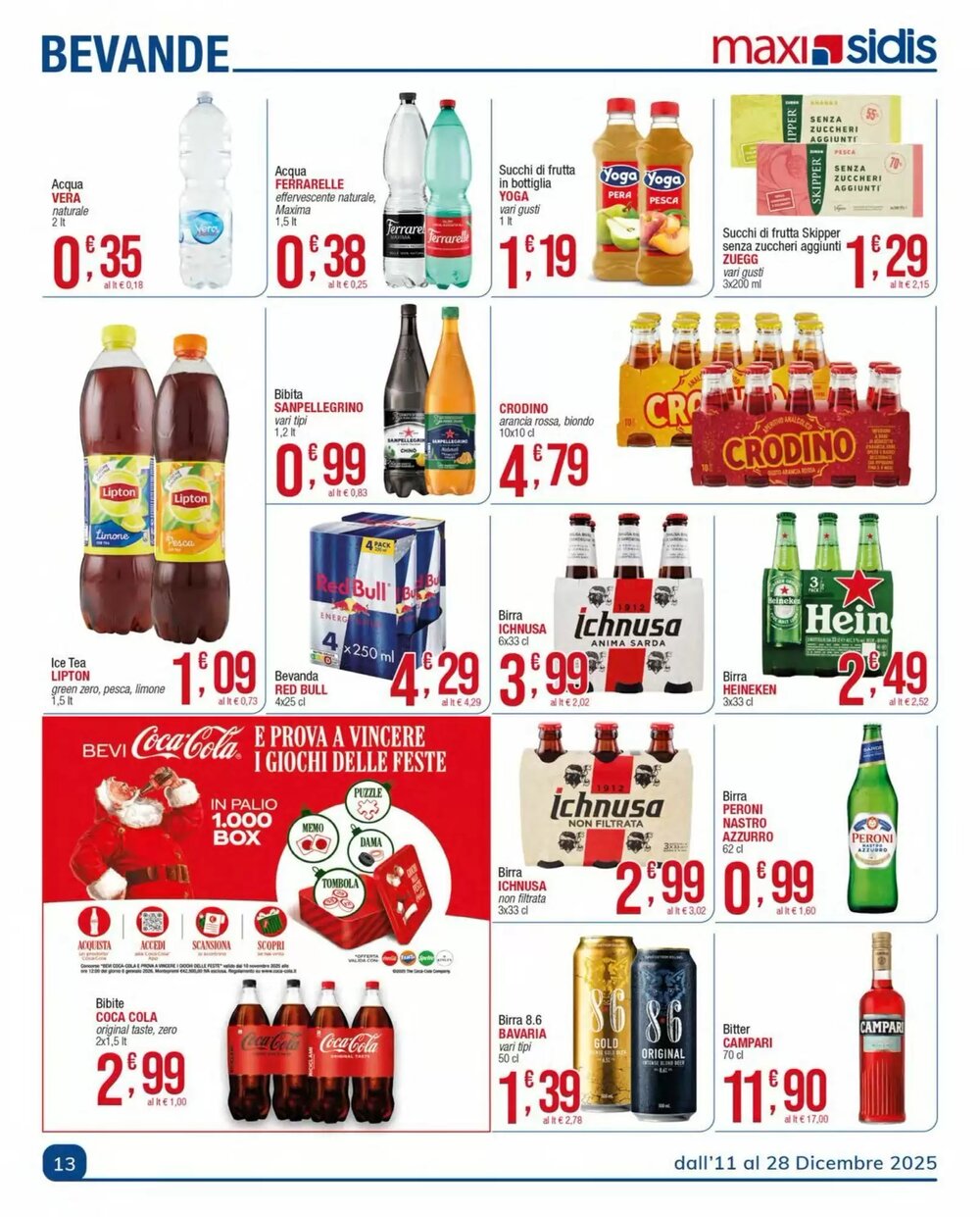 Volantino promozionale Sidis  valide dal 16/12/2025 - Pagina 13.