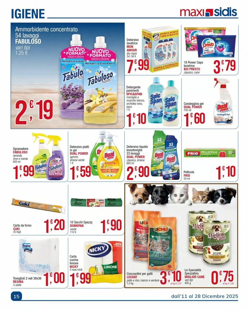 Volantino promozionale Sidis  valide dal 16/12/2025 - Pagina 15.