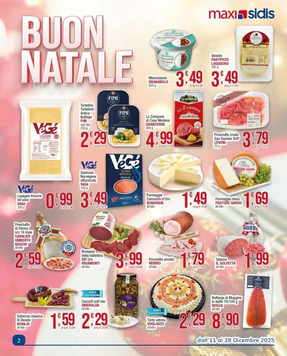 Volantino promozionale Sidis  valide dal 16/12/2025 - Pagina 2.