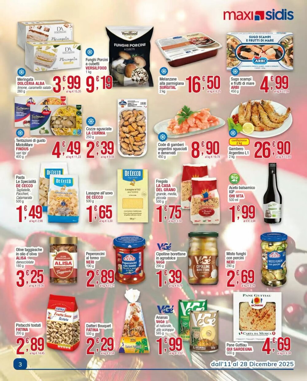 Volantino promozionale Sidis  valide dal 16/12/2025 - Pagina 3.