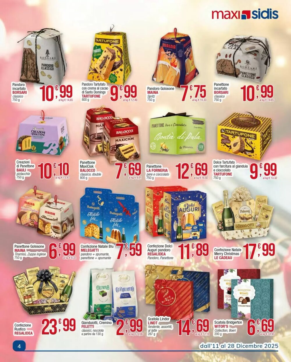 Volantino promozionale Sidis  valide dal 16/12/2025 - Pagina 4.