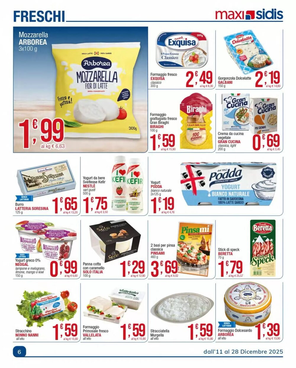 Volantino promozionale Sidis  valide dal 16/12/2025 - Pagina 6.
