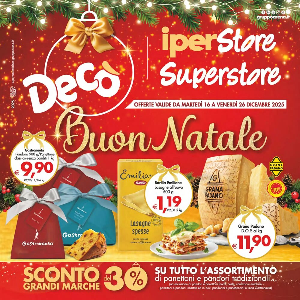 Volantino promozionale Deco Superstore  valide dal 16/12/2025 - Pagina 1.