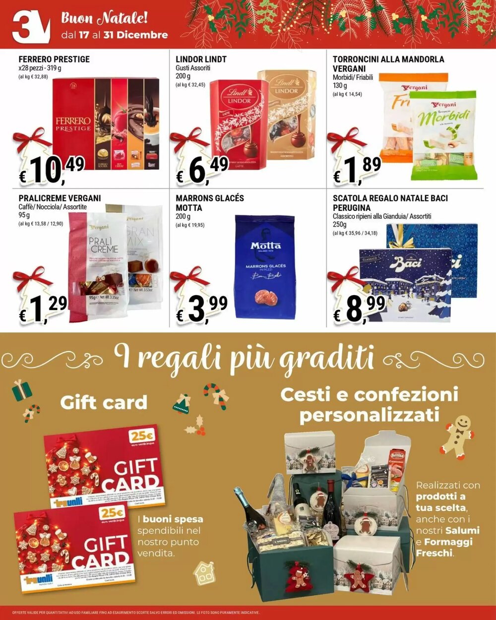 Volantino promozionale Tre Valli Supermercato  valide dal 17/12/2025 - Pagina 2.