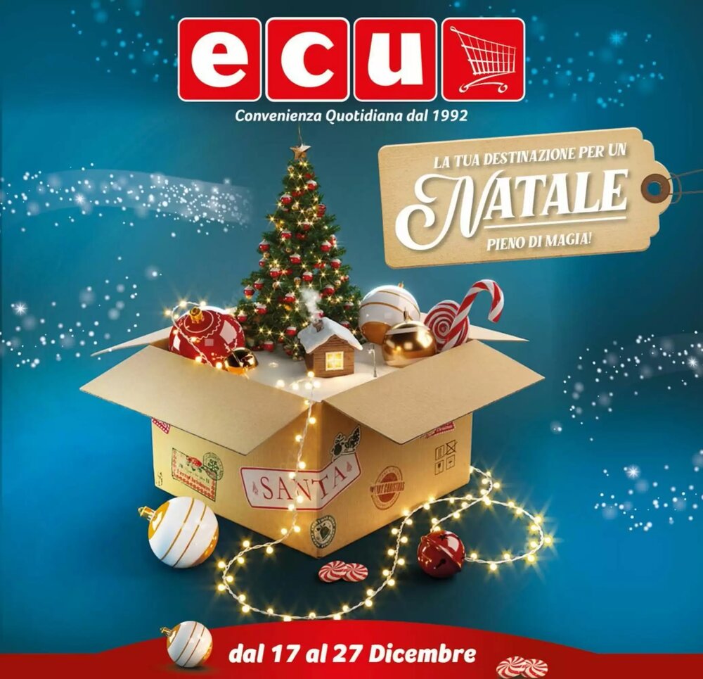 Volantino promozionale Ecu Discount  valide dal 17/12/2025 - Pagina 1.
