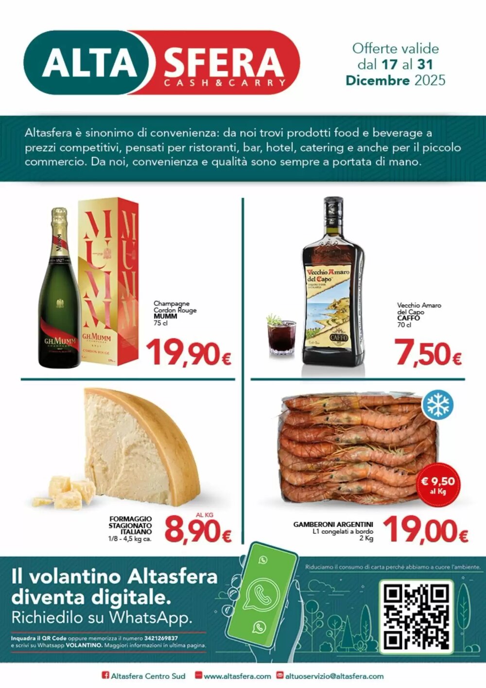 Volantino promozionale Altasfera  valide dal 17/12/2025 - Pagina 1.