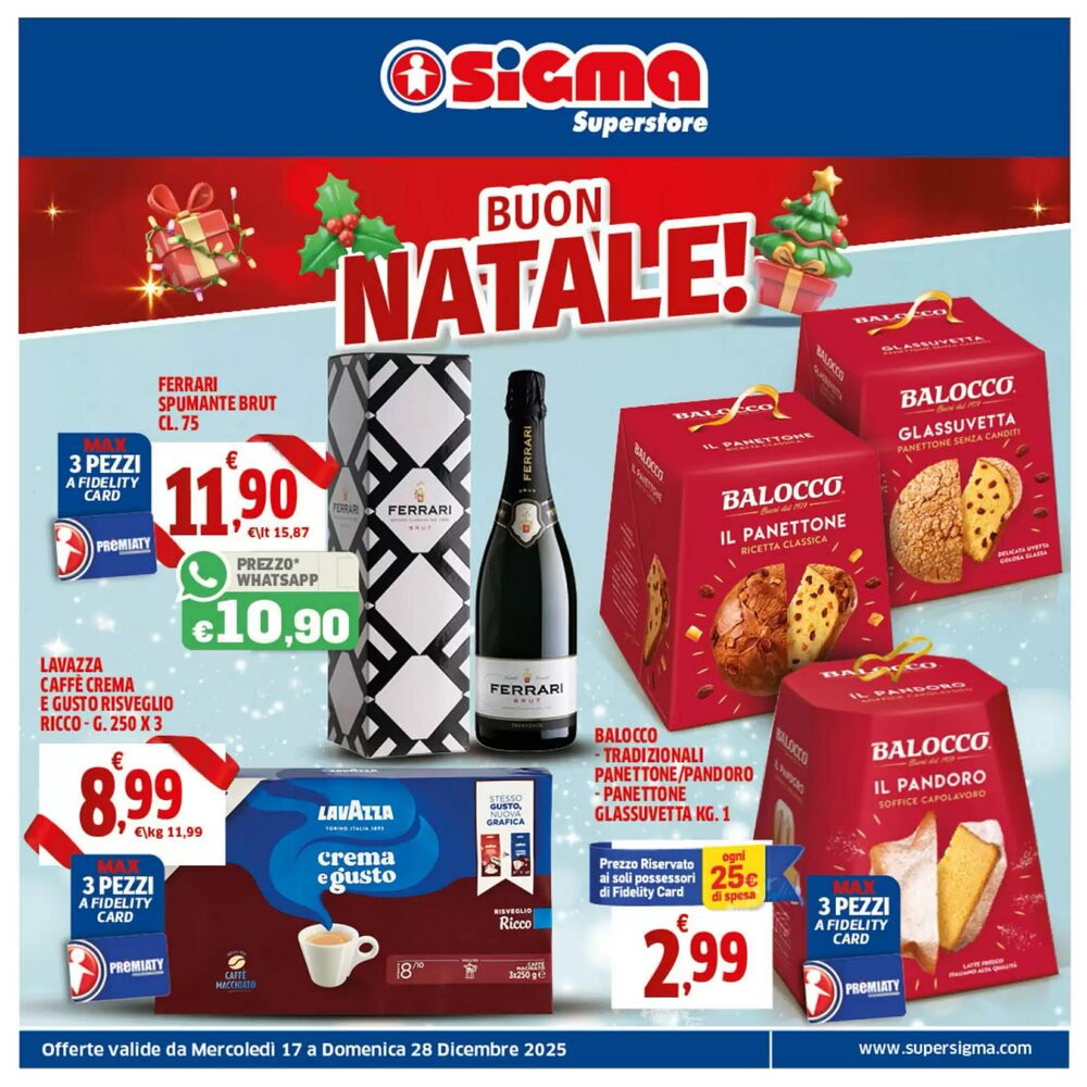 Volantino promozionale Sigma  valide dal 17/12/2025 - Pagina 1.