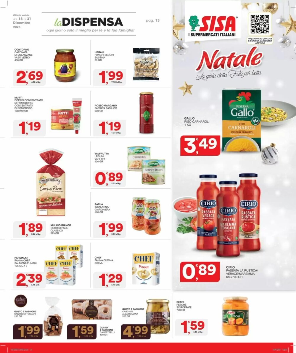 Volantino promozionale Sisa  valide dal 18/12/2025 - Pagina 13.