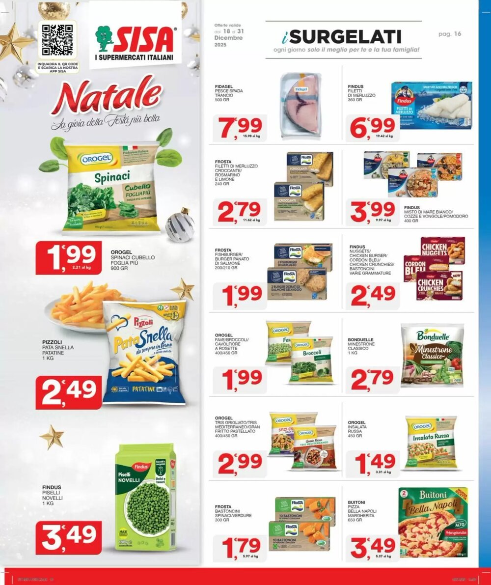 Volantino promozionale Sisa  valide dal 18/12/2025 - Pagina 16.