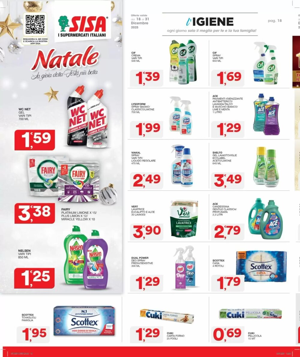 Volantino promozionale Sisa  valide dal 18/12/2025 - Pagina 18.