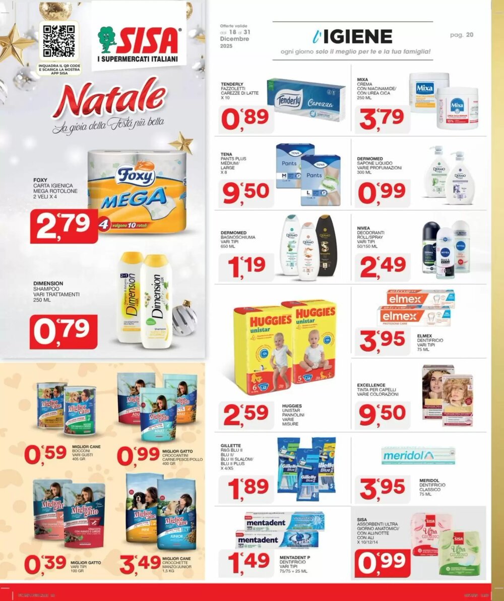 Volantino promozionale Sisa  valide dal 18/12/2025 - Pagina 20.